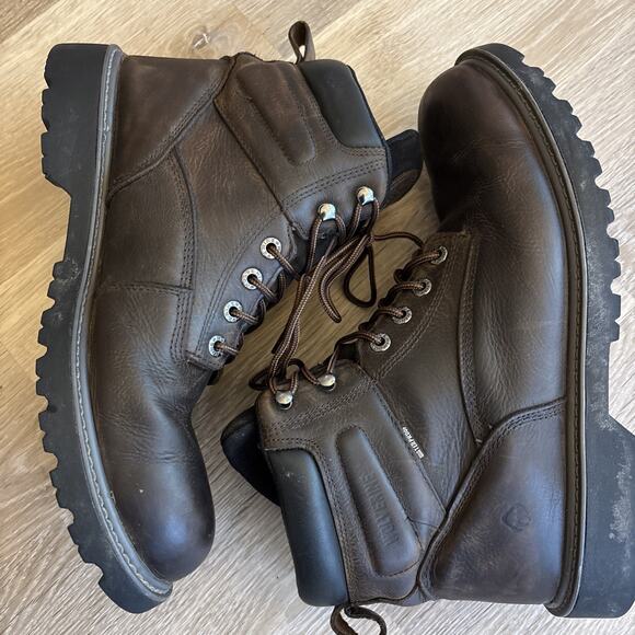 Wolverine Floorhand WP 6" WP ST Dark Brown Work Boots-W10633 Men's Size 13M - Picture 1 of 10